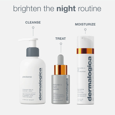 dermalogica facial oils and serums 25ml biolumin-c night restore