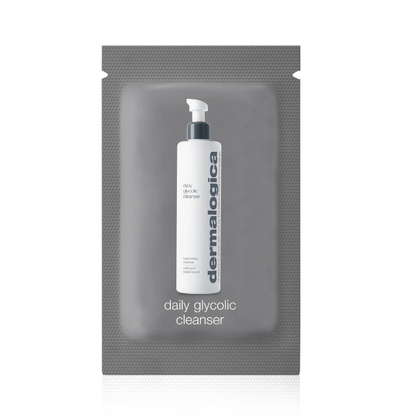 dermalogica sample foil sample daily glycolic cleanser (4 samples)